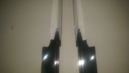 Harley fork mounted jescustom accents wind deflectors