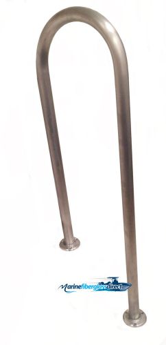 42" aluminum handrail for steps/stairs -grab bar for marine, docks, decks, boats