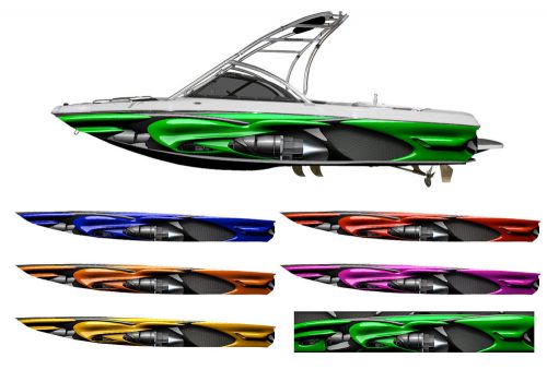 The &#034;jet sx9&#034; boat wrap - customized for your boat * turbine rocket engine