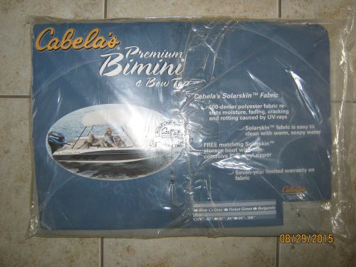 Cabelas replacement solarskin premium bimini 4 bow top grey 70"-82"  &amp;  boot