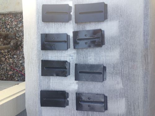 1956 ford f 100 door hinge cover plates  4 sets