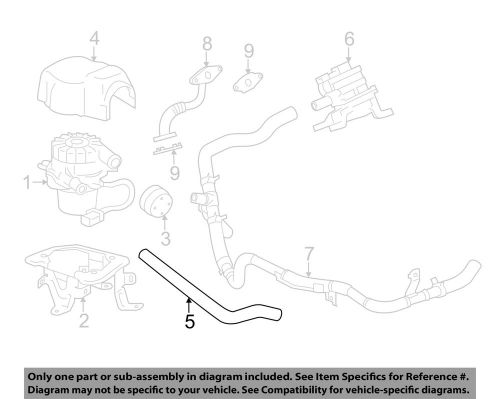 Toyota oem 13-14 fj cruiser 4.0l-v6 emission-connector hose 1734131100