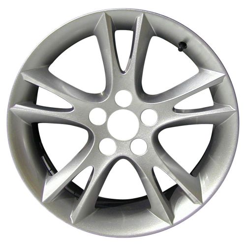 Oem reman 17x7.5 alloy wheel, rim sparkle silver full face painted - 68240