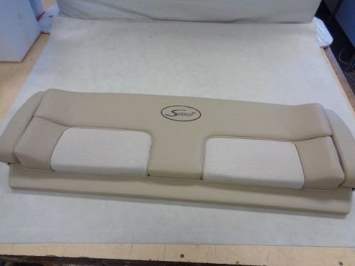 Scout backrest cushion w / armrests 44" x 15" x 4" beige / brown marine boat