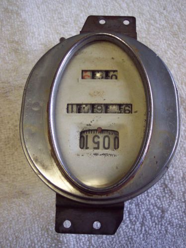 Vintage ac spark plug co. speedometer oval white face gm chevrolet