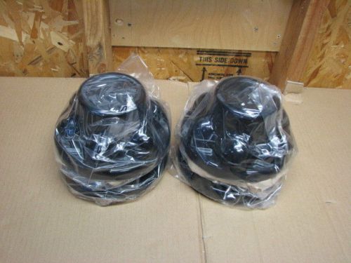 Set of 4 new phoenix 6 lug black center caps / trailer / rv