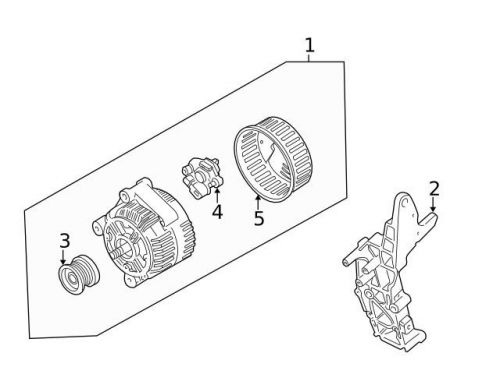 Genuine 1999-2004 volvo voltage reg 8637851