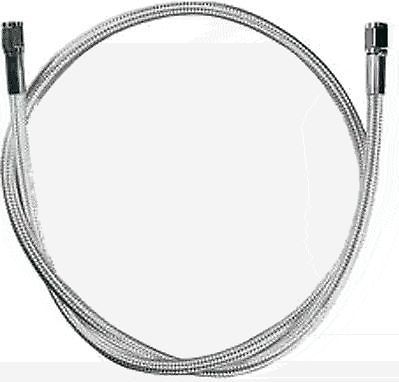 48&#034; inch stainless steel braided line # -4 an ss brake fuel gauge line hose str
