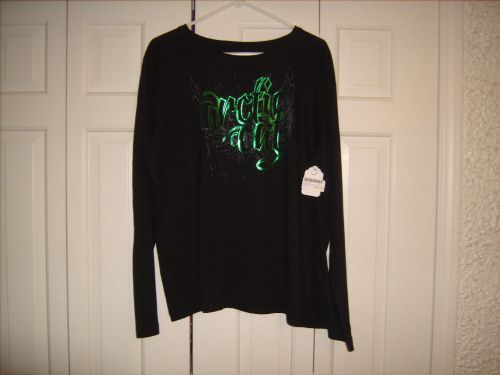 Womens arctic cat t-shirt foil long sleeve size 2xl new with tags