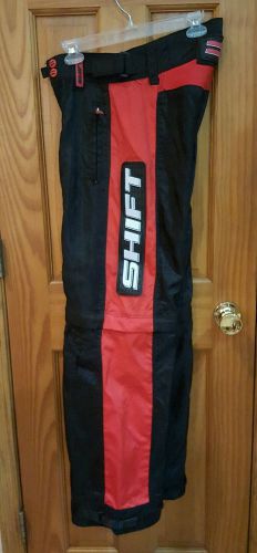 Shift motocross atv motorcycle off-road riding pants mens 30  "mint condition"