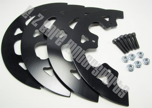 Kart sprocket chain guard - 9" diameter aluminum lightweight includes bolt set