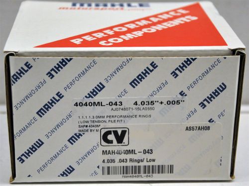 Mahle 4040ml-043 low tension oil control ring set .043 .043 3.0mm 4.035" +.005"