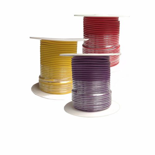 18 gauge primary wire : copper stranded : 3-100 foot rolls : choose your colors!