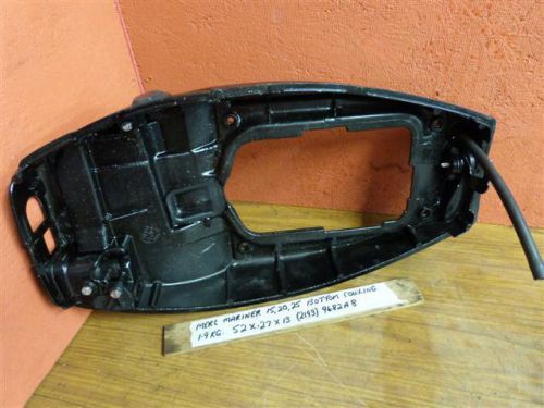 Mercury mariner 15 20 25hp lower bottom cowl cowling black 1994-2006