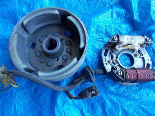 Stator-(m61261 d-4) &amp; magneto flywheel-(fp-5487) off of a 1989 polaris indy 400