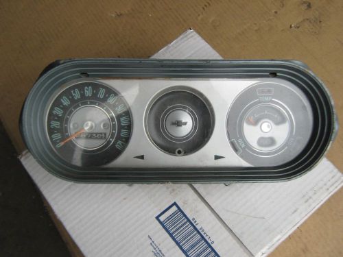 1965 nova gauge light dash