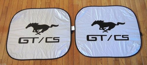 Ford mustang gt/cs california special with running pony 28&#034; x 24&#034; sunshade set!