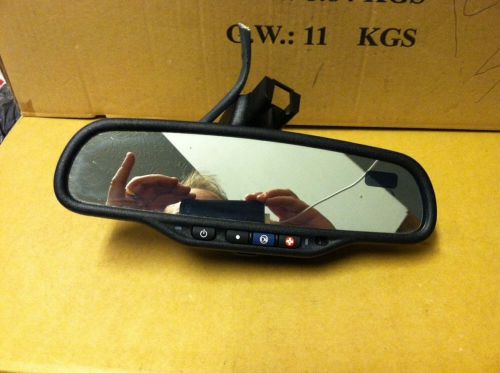 00-05 deville gray interior mirror rear view power auto dimming onstar 015322