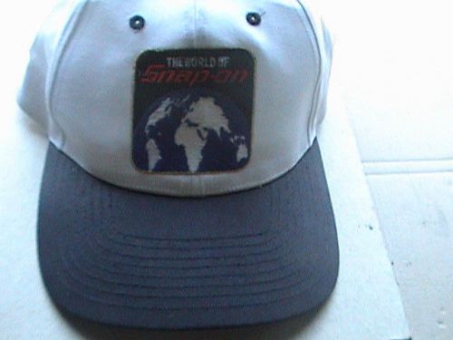 Snap on tools the world of snap-on hat embroidered logo on front white black