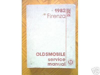1982 oldsmobile firenza service shop repair manual