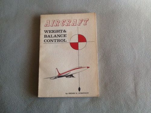 Aircraft weight and balance control