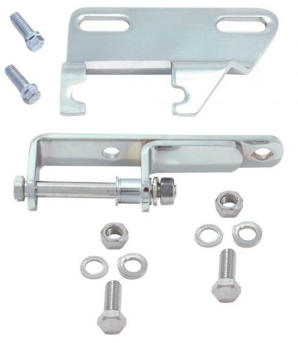Sbc chevy sb chrome header mount alternator bracket set short wp incl hardware