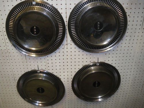 1959 edsel hubcaps set of 4 14&#034;