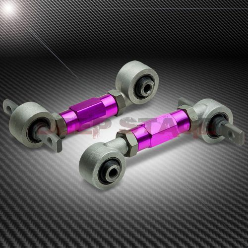 Adjustable powder-coated steel rear camber kits civic/integra/del sol/crx purple