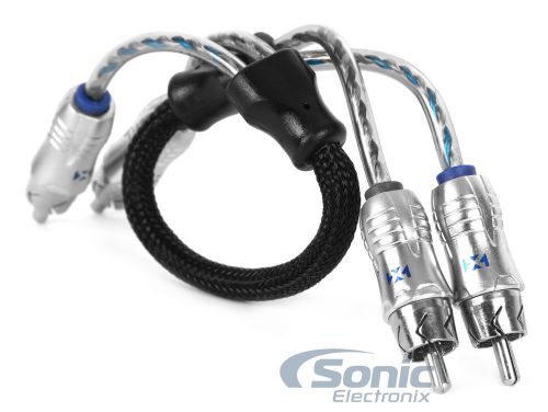 Nvx xix2025 0.25m (0.82 ft) 2-channel twisted pair rca audio interconnect cable