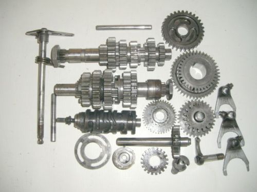 02-05 yamaha raptor 660 transmision gears drum forks 10951
