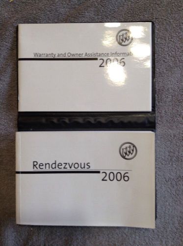 2006 buick rendezvous owners manual