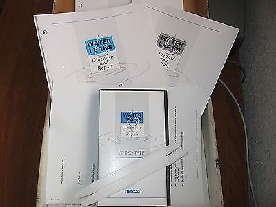 Mazda water leaks diagnosis repair dealer technical training program 1996