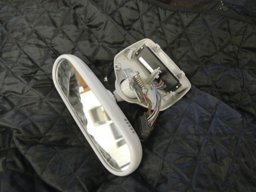 98-05 volkswagen vw  beetle rear view mirror &amp; display gray oem 01 02 03 04