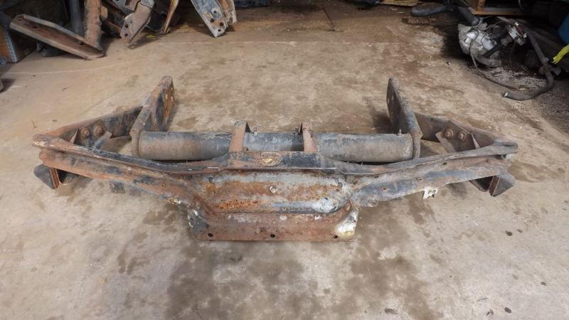 75-79 corvette c3 front bumper inpact bar assembly w/vacuum tank support