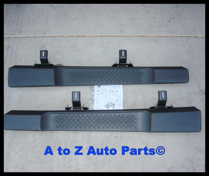 NEW 2007-2012 Jeep Wrangler 2 Door Production Style SIDE STEPS, OEM Mopar, US $289.95, image 2
