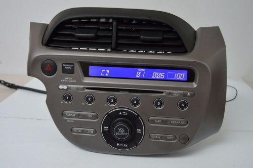 09 10 11 12 13 honda fit radio am/fm cd mp3 player 39100-tk6-a014 tested p45#003