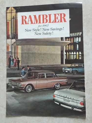 1962 rambler all models full line nos sales brochure original free shipping!