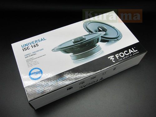 Focal isc165 2-way coaxial 6.5&#034; car audio speaker system isc 165 us stock