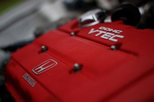 Jdm honda oem genuine h-logo type r red valve cover b18 integra dc2 for b-series