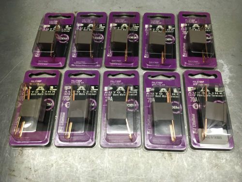 (10) littelfuse auto link 70a 13/16" bent male terminal pal270bp fuses 11c061716