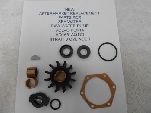 New aftermarket volvo penta raw water pump kit aq165 &amp; 170