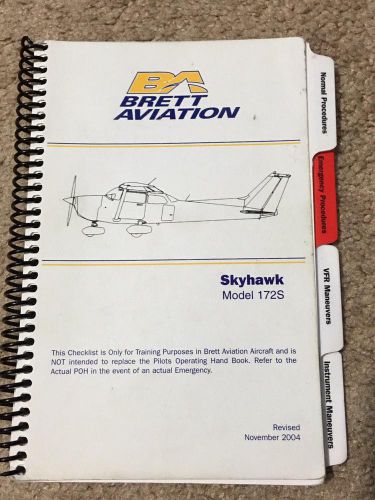 Brett aviation 172s  manual