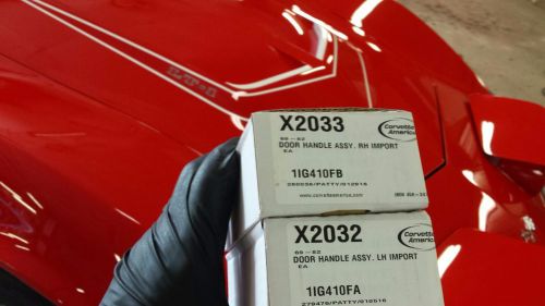 1968 to 72 corvette 1 pair brand new door handles