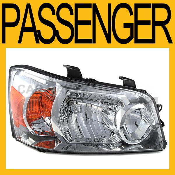 04-06 toyota highlander right headlamp to2503151 chrome light hsg amber signal r