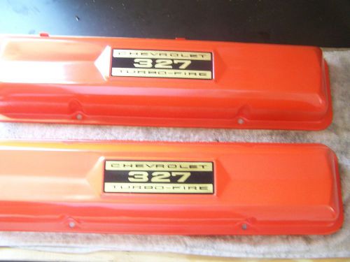 1962 to 1966 chevrolet or corvette steel valve covers-restored