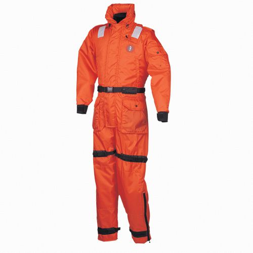 New mustang ms2175-xl-or deluxe anti-exposure coverall &amp; worksuit - xl - orange