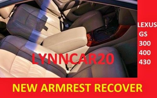 98 - 04 lexus gs 300 400 gs430 tan console storage lid arm rest armrest re cover