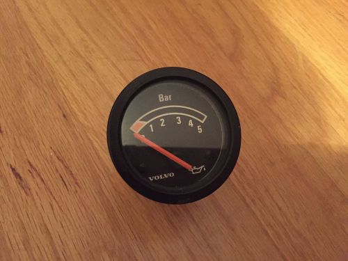 Volvo 240 242 244 245 dl gl turbo 5 bar oil gauge vdo - fits 1981-1993