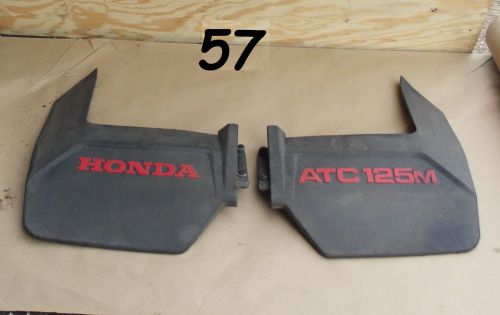 Rear fender mud flaps 1983-85 125m 110 trx110 trx125 atv &amp; atc honda 3 wheeler