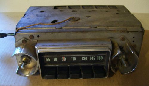68 1968 nova chevy ii 2 radio good working &amp; warranty